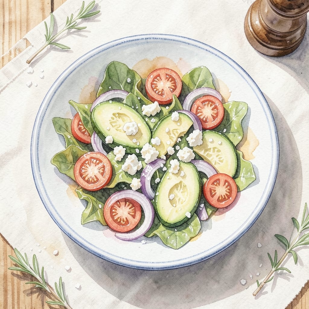 Composed Salad Recipe And Procedure: Artful Layers of Freshness and Flavor