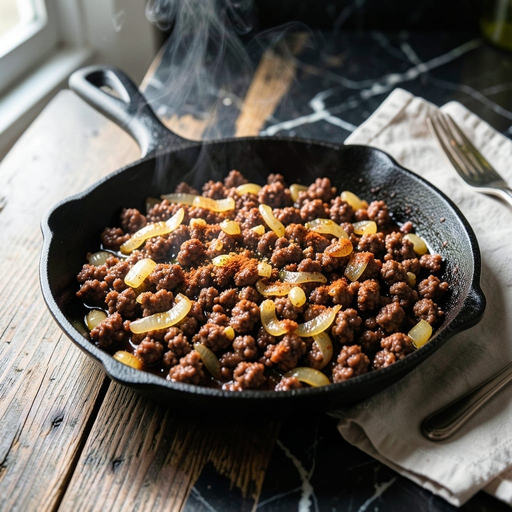 Taco Meat Recipe Ground Beef: Boldly Seasoned One-Pan Dinner
