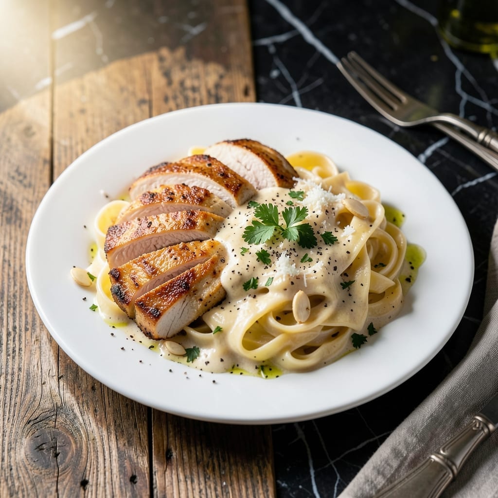 Chicken Alfredo Recipe For 2: Rich Sauce Over Tender Pasta Chicken Alfredo Recipe For 2: Rich Sauce Over Tender Pasta