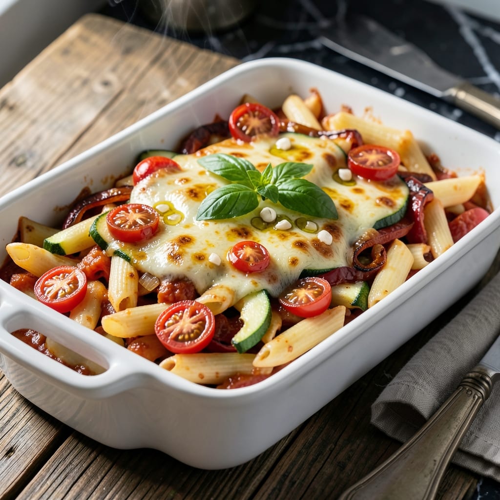 Pasta Bake Recipe Veggie: Cheesy Layers of Garden Fresh Goodness