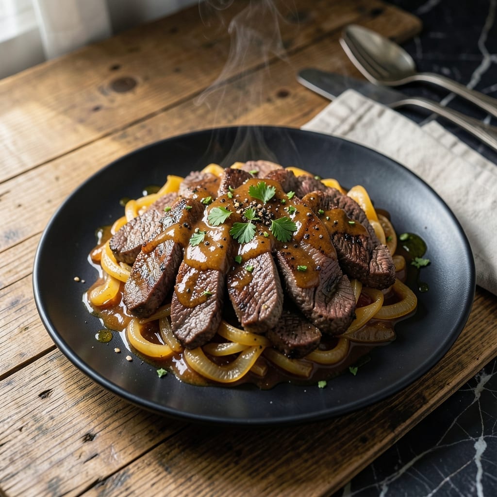 Minute Steak Recipe Slow Cooker: Fork-Tender with Rich Onion Gravy