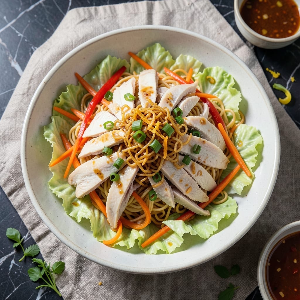Chinese Chicken Salad Recipe With Ramen Noodles: Asian-Inspired Crunch in a Bowl