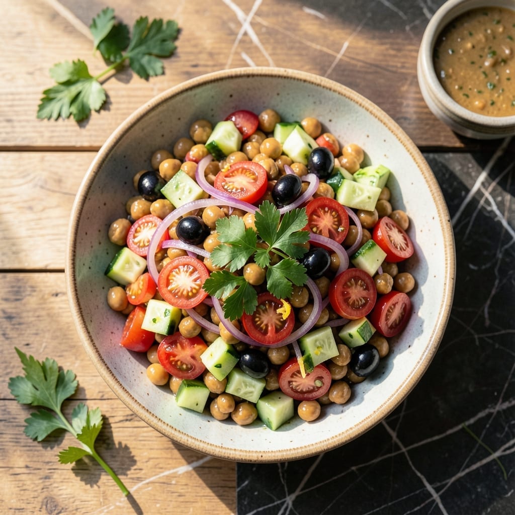 Chickpea Salad Recipe Jamie Oliver: Mediterranean Freshness with Lemon Zest
