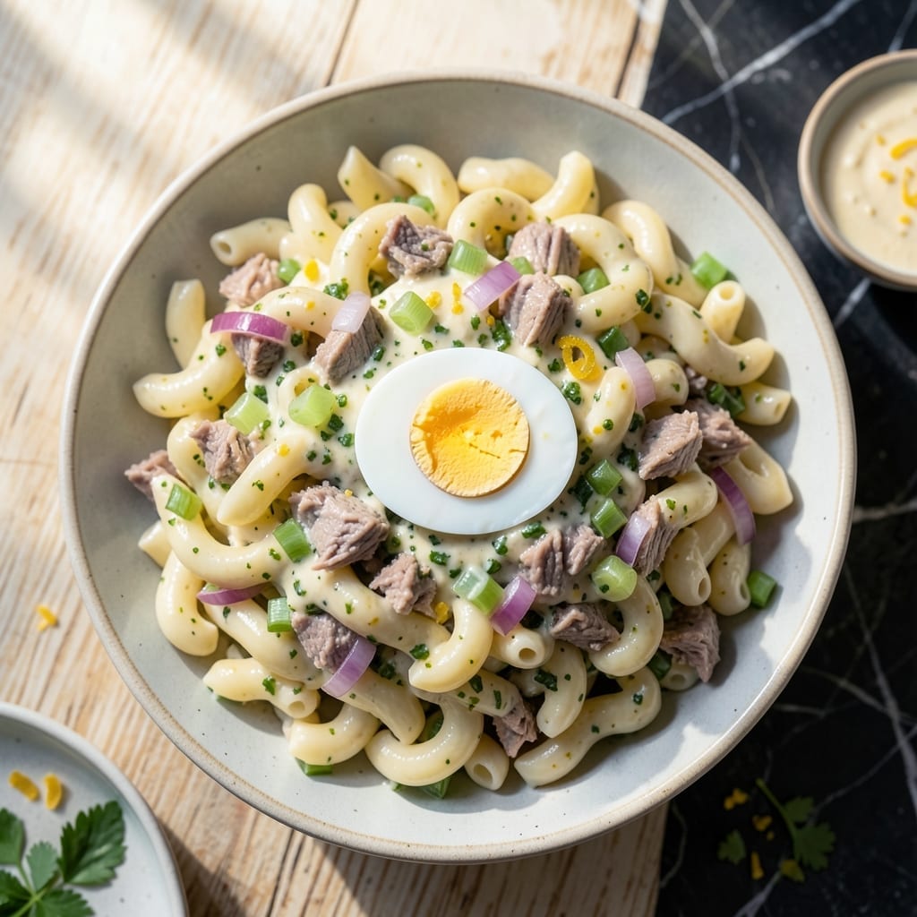 Tuna Macaroni Salad Recipe With Egg: Creamy Nostalgic Picnic Classic