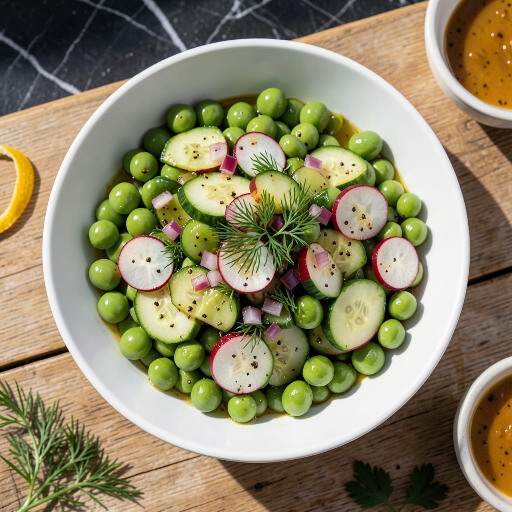 Green Pea Salad Recipe With Vinegar: Bright Garden Freshness in Every Forkful