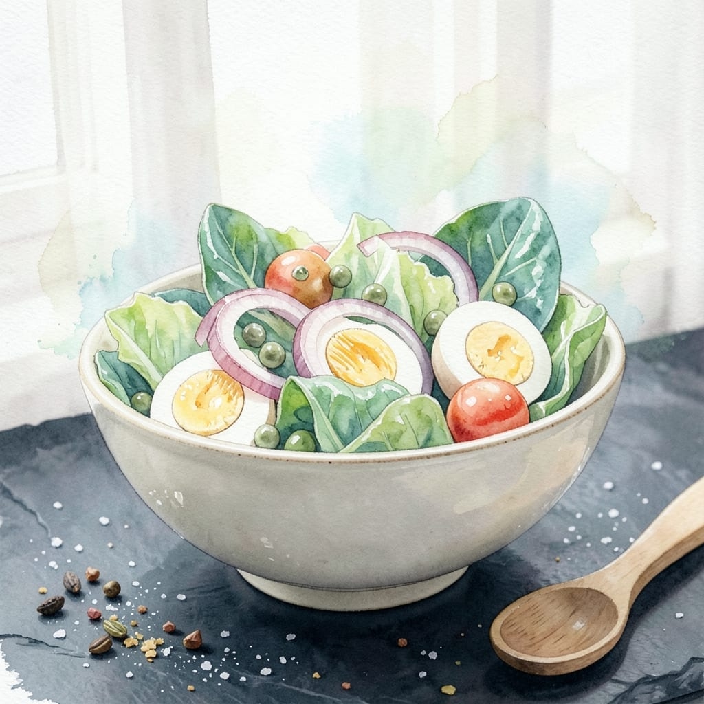 Layered Salad Recipe With Frozen Peas: Crunchy Layers With Sweet Pea Bursts