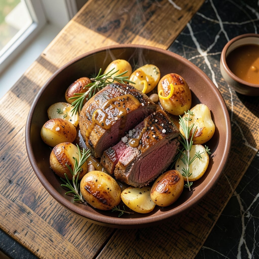 Oven Roast Beef Recipe With Potatoes: Herb-Crusted and Caramelized to Perfection