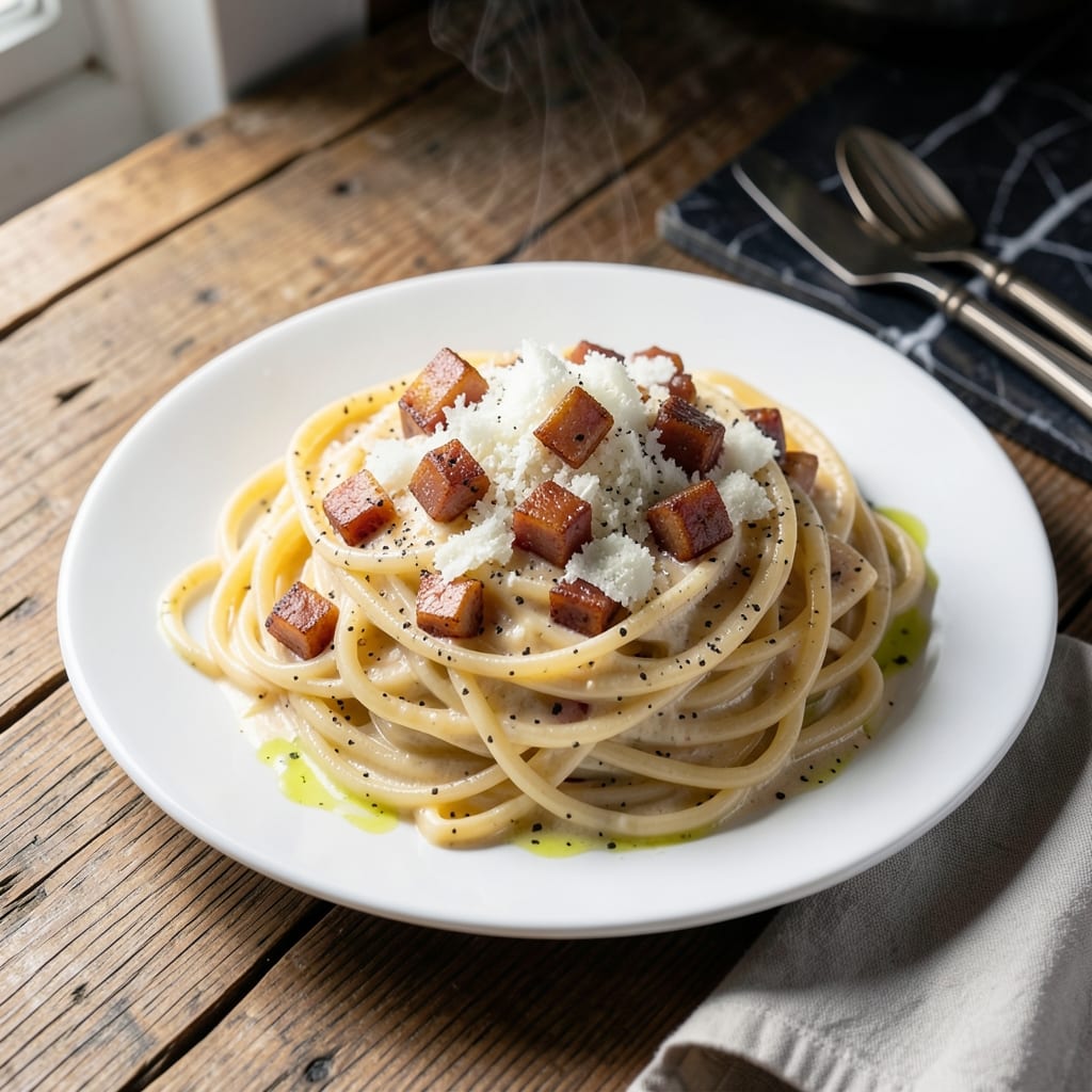 Pasta Carbonara Recipe Pancetta: Roman-Style Creaminess With Crispy Bits
