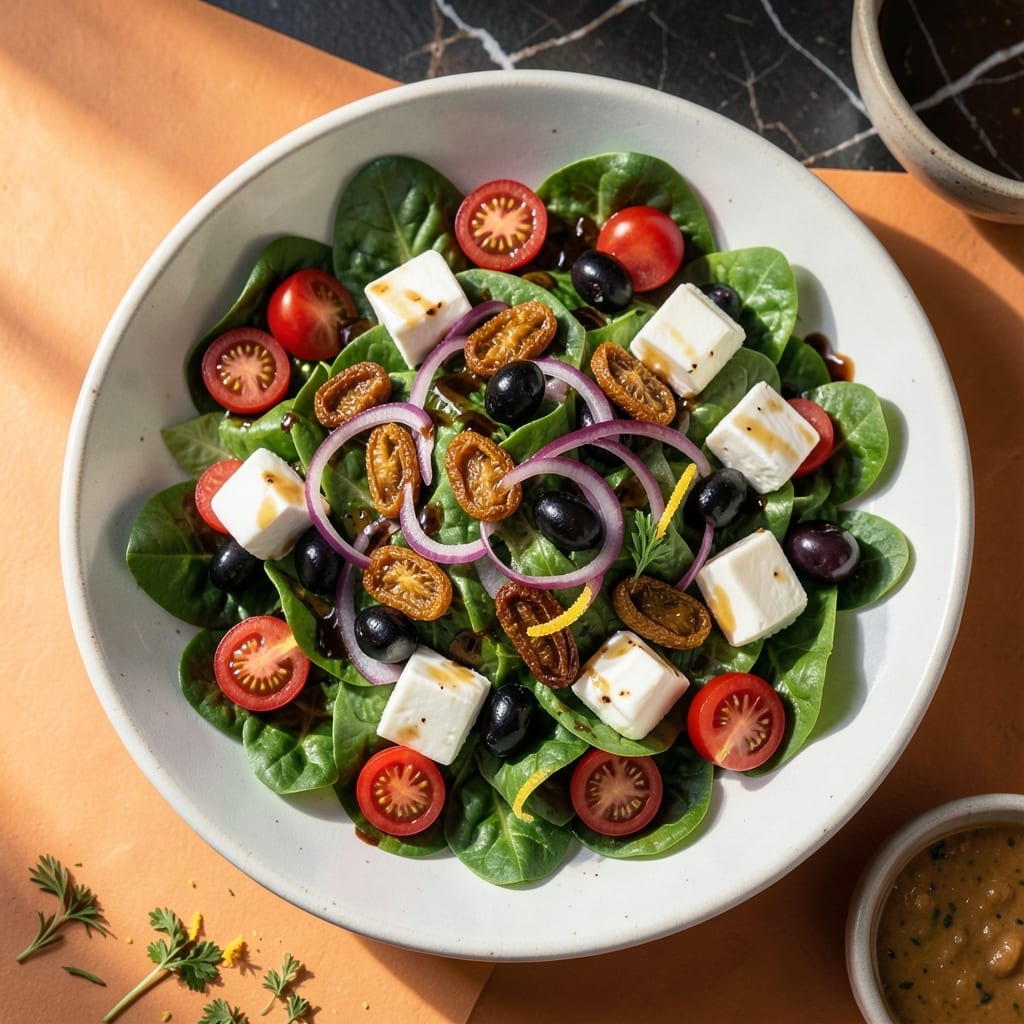Italian Salad Recipe Vegetarian: Sun-Dried Tomato and Olive Medley Italian Salad Recipe Vegetarian: Sun-Dried Tomato and Olive Medley