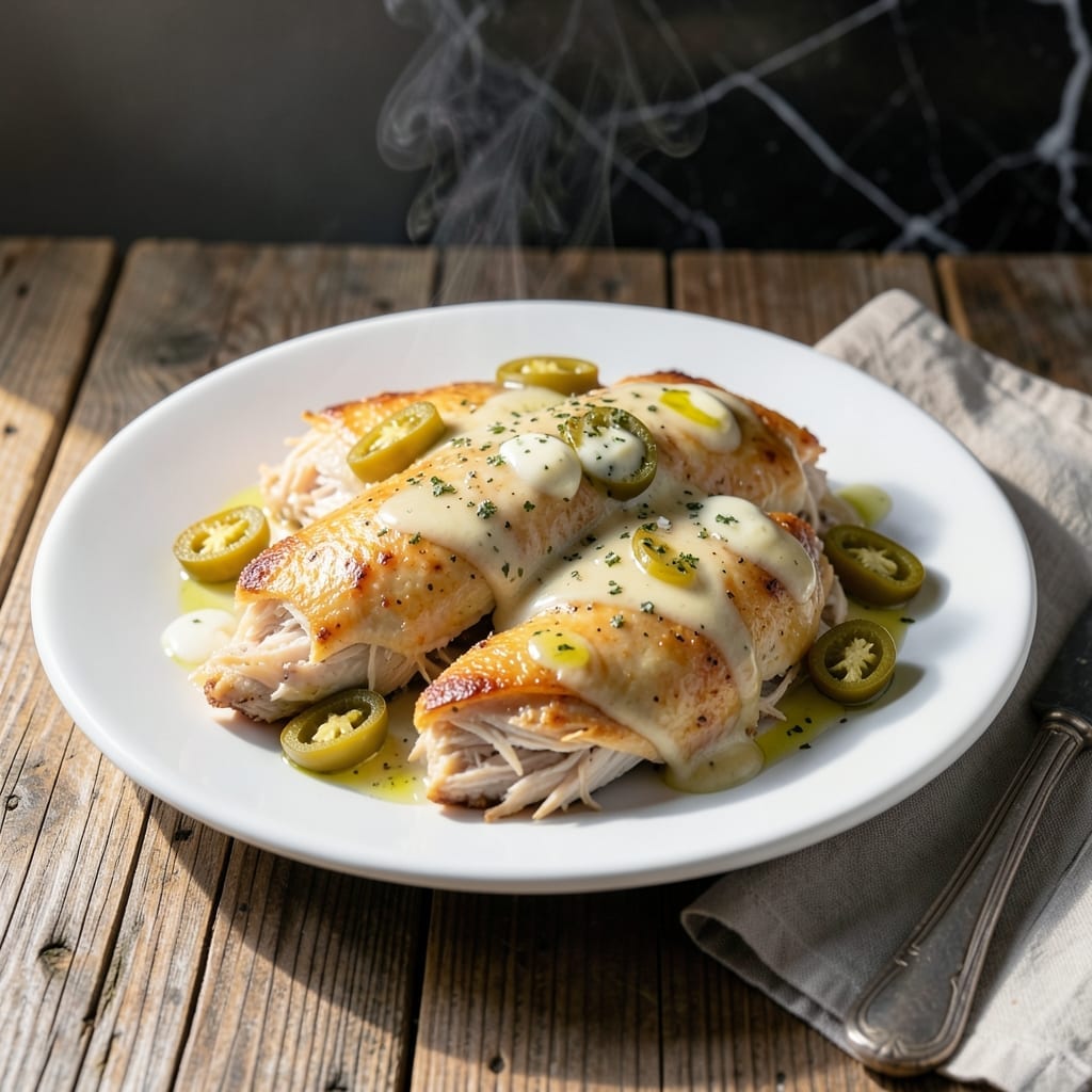 Mississippi Chicken Recipe Slow Cooker: Ranch-Infused Creamy Indulgence