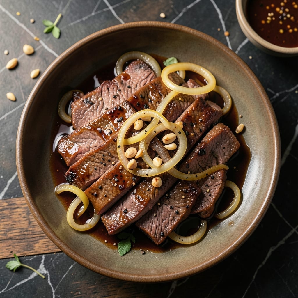 Pasanday Recipe by Food Fusion: Filipino-Style Beef Steak with Soy-Calamansi Marinade