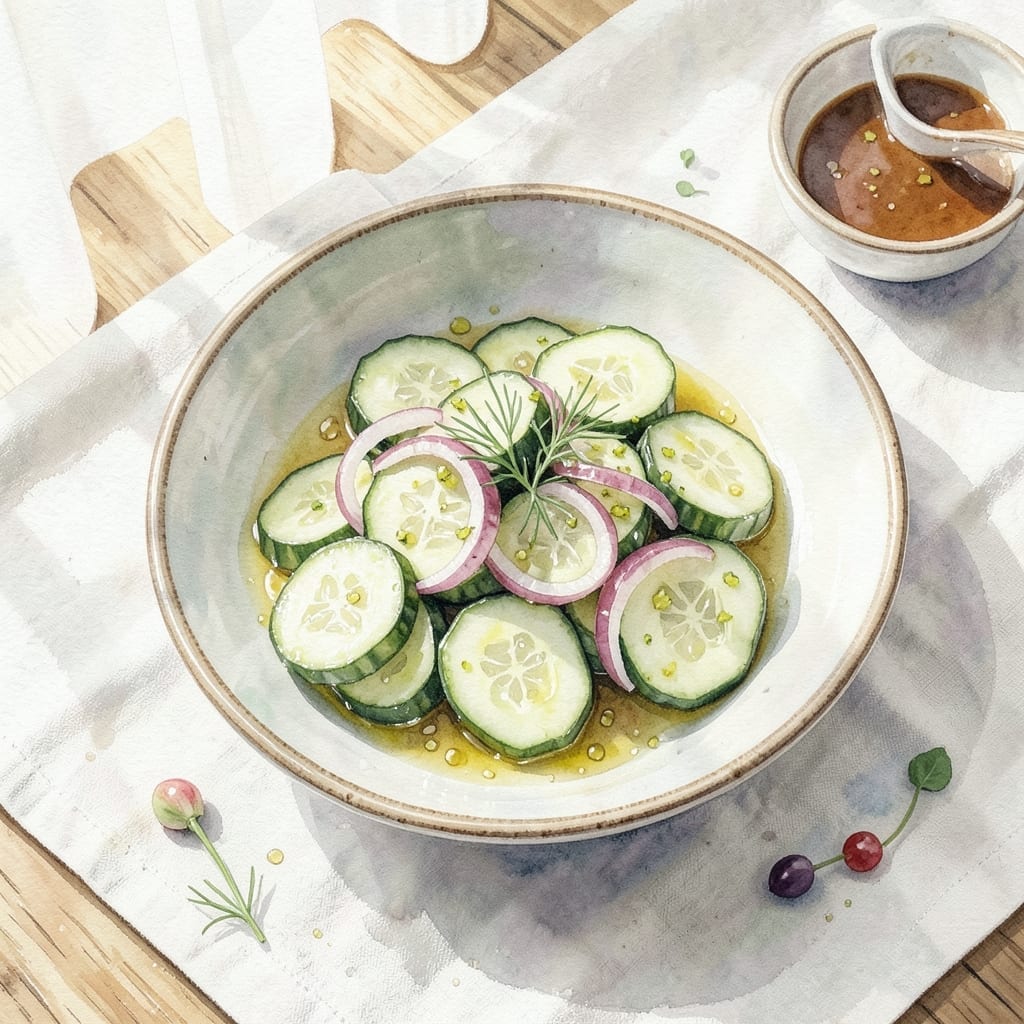 I Need a Recipe for Cucumber Salad: Refreshing Crunch in Minutes