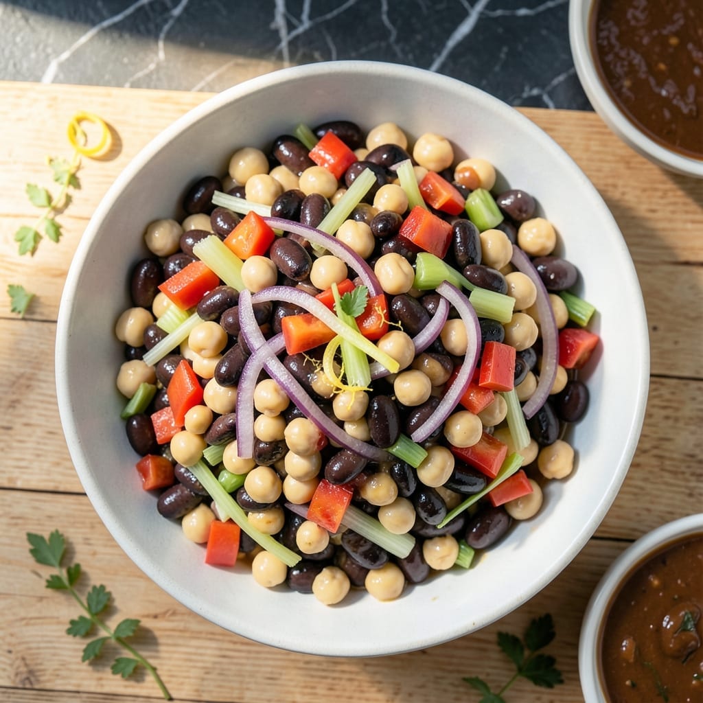 Dense Bean Salad Recipe Vegan: Hearty Plant-Based Protein in Every Spoon