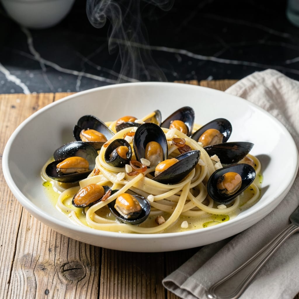 Mussels and Pasta Recipe White Wine: Briny Sweetness Meets Al Dente
