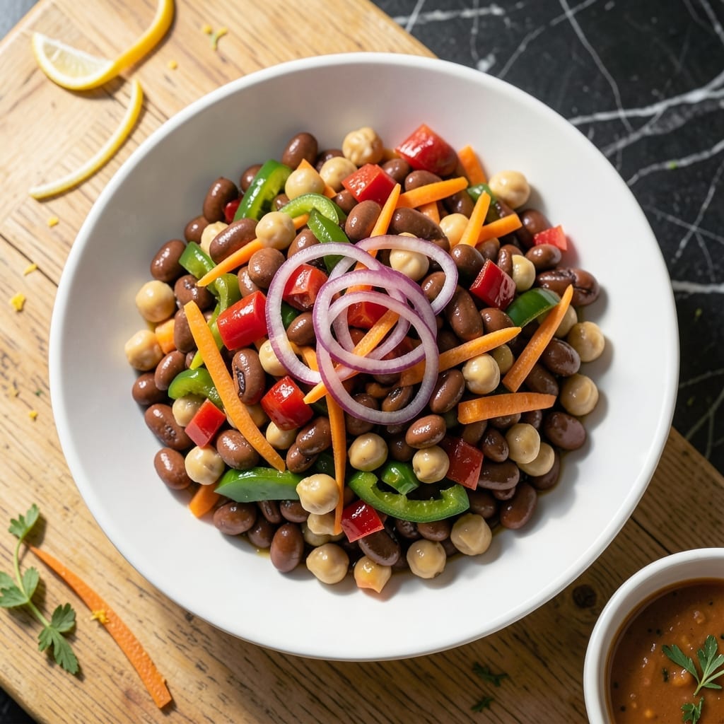 Bean Salad Recipe South Africa: Rainbow Freshness With Chakalaka Spice Bean Salad Recipe South Africa: Rainbow Freshness With Chakalaka Spice