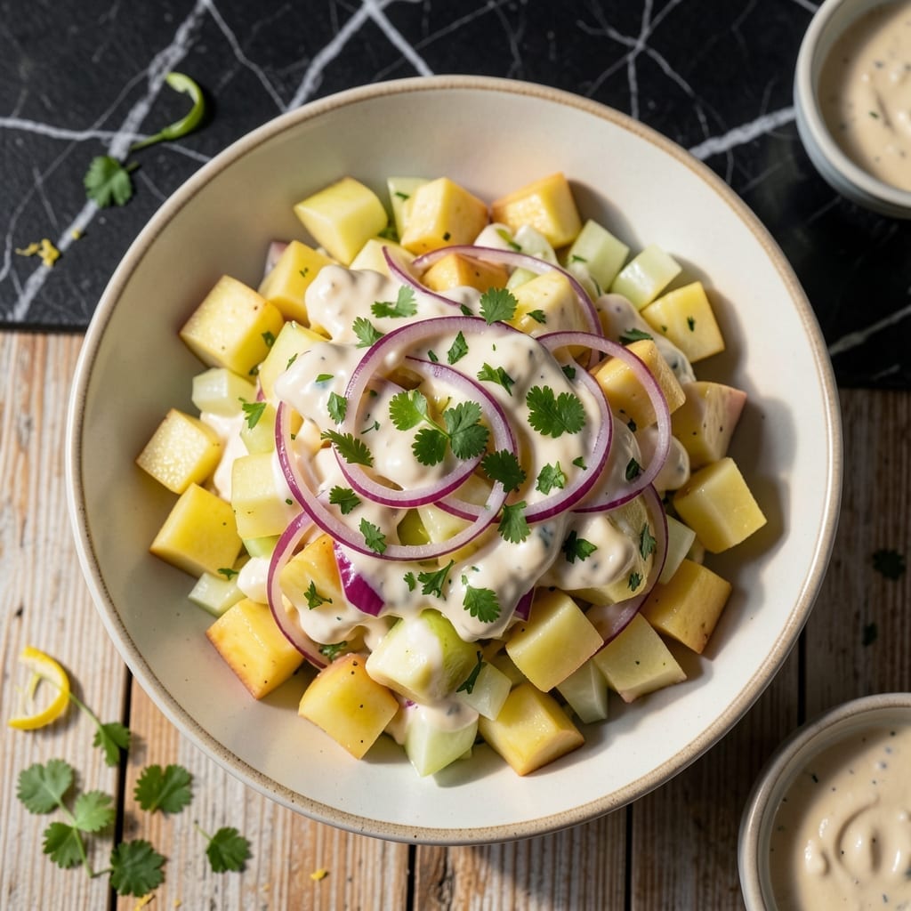 Puerto Rican Potato Salad Recipe With Apples: Tropical Sweetness Meets Creamy Tradition