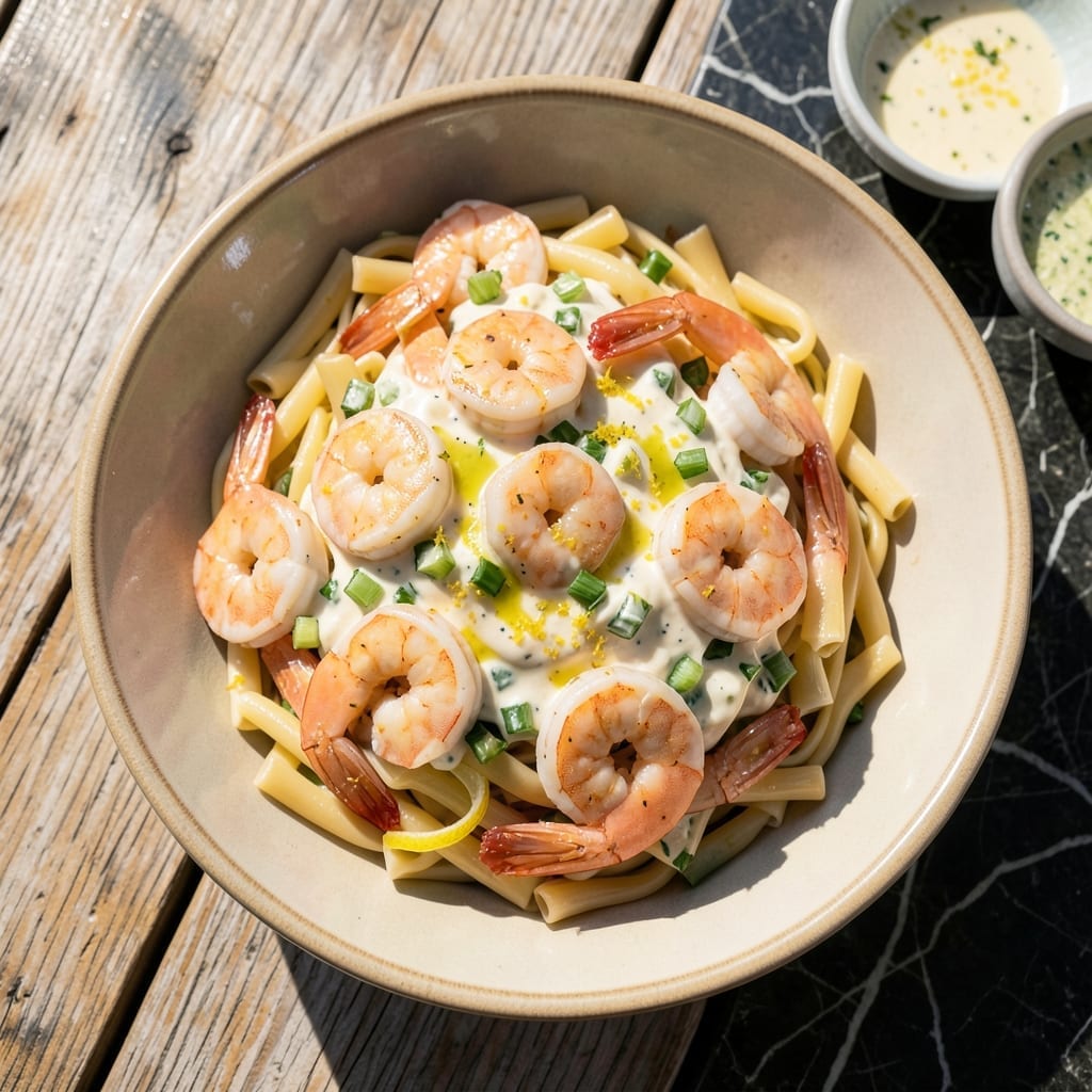 Shrimp Pasta Salad Recipe With Mayonnaise: Chilled Elegance With Lemon Zest