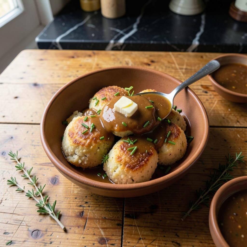 Knodel Recipe German Food: Fluffy Potato Dumplings With Rustic Charm