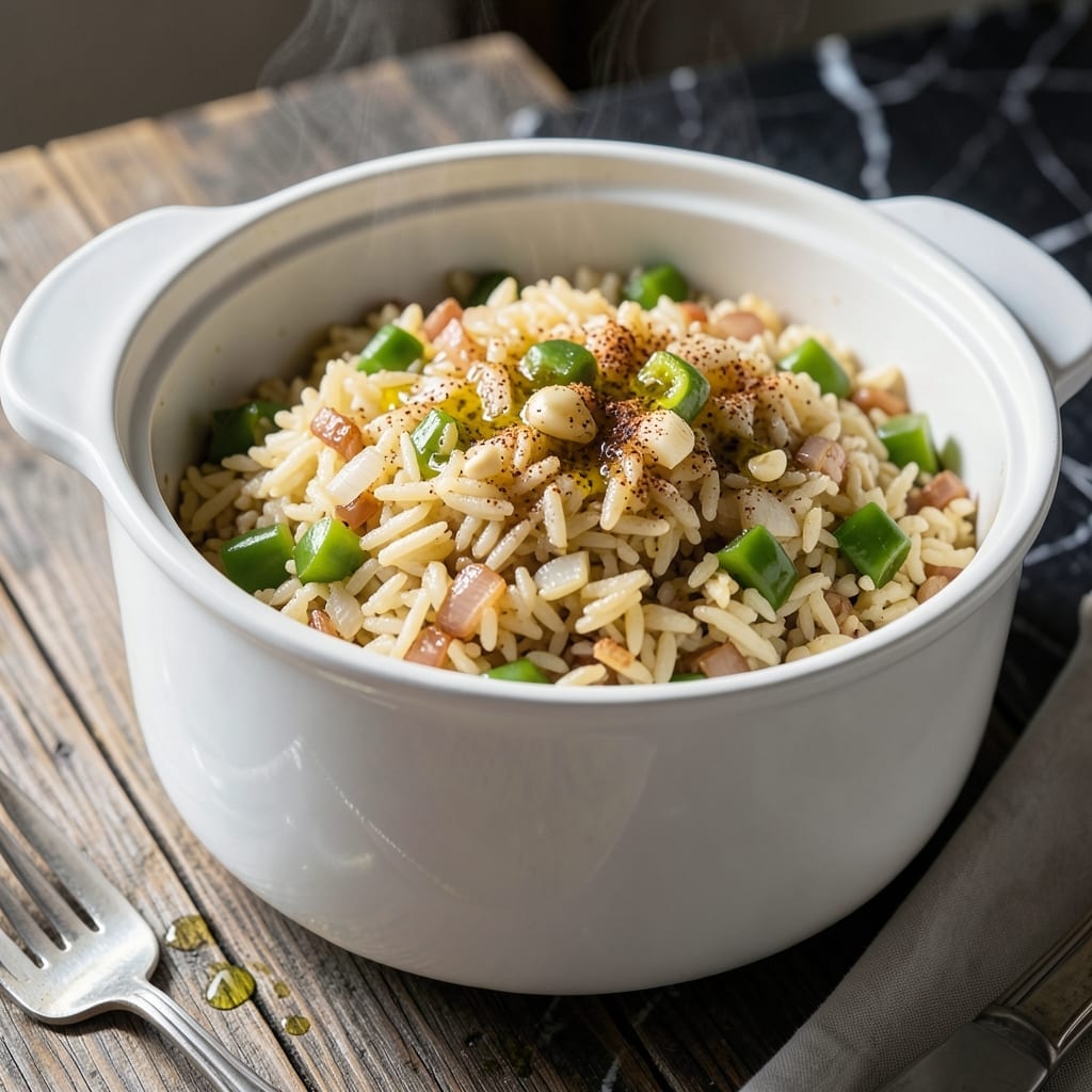 Spanish Rice Recipe in Rice Cooker: Hands-Free Flavorful Side Dish