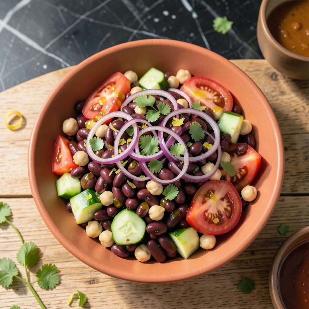 Kidney Beans Salad Recipe Indian: Spiced Chickpea Medley With Fresh Herbs
