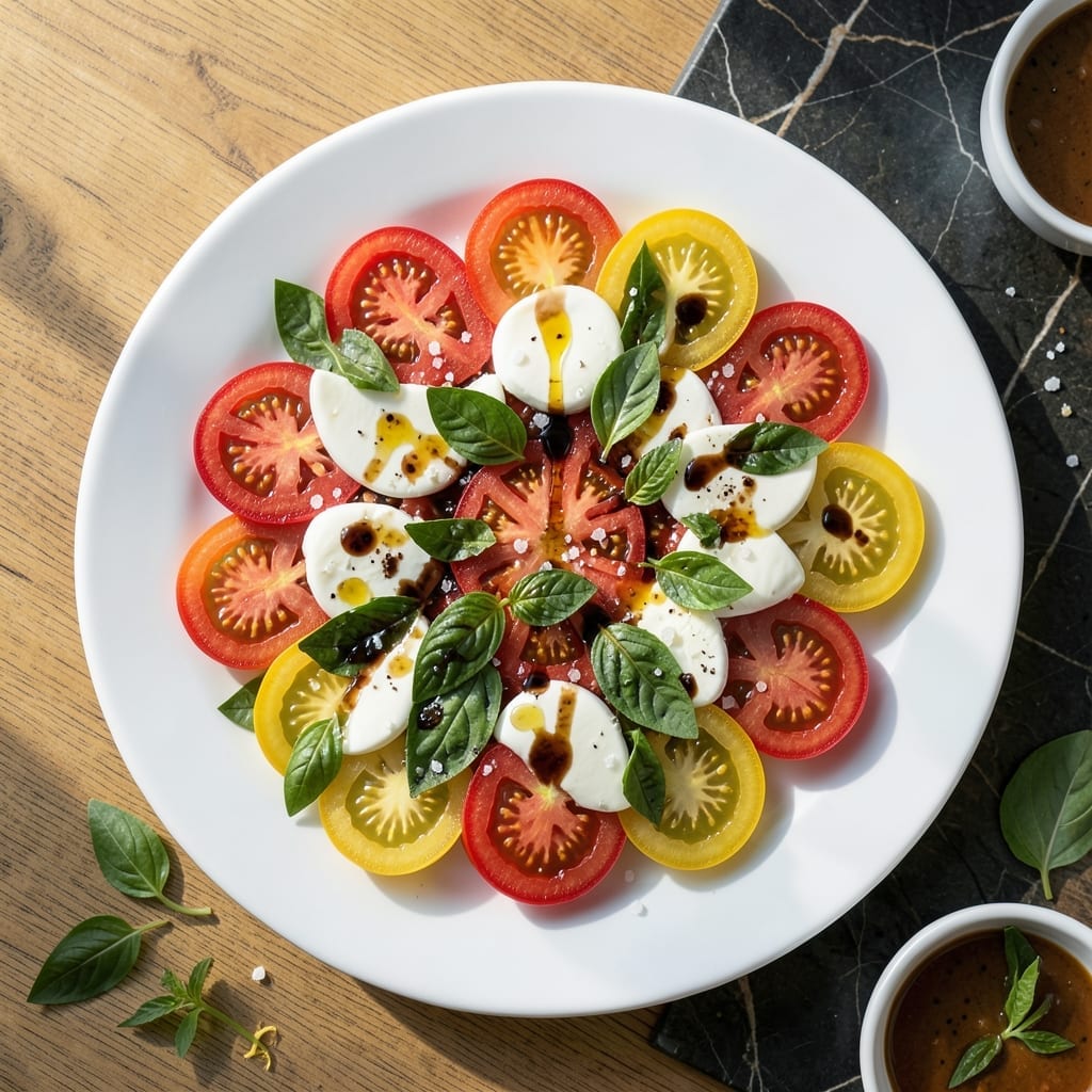 Recipe for Caprese Salad: Classic Italian Tri-Color Freshness