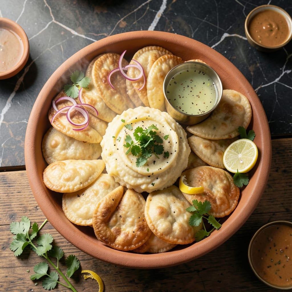 Pani Puri Recipe in Telugu Vismai Food: Crispy Hollow Puris With Spiced Water