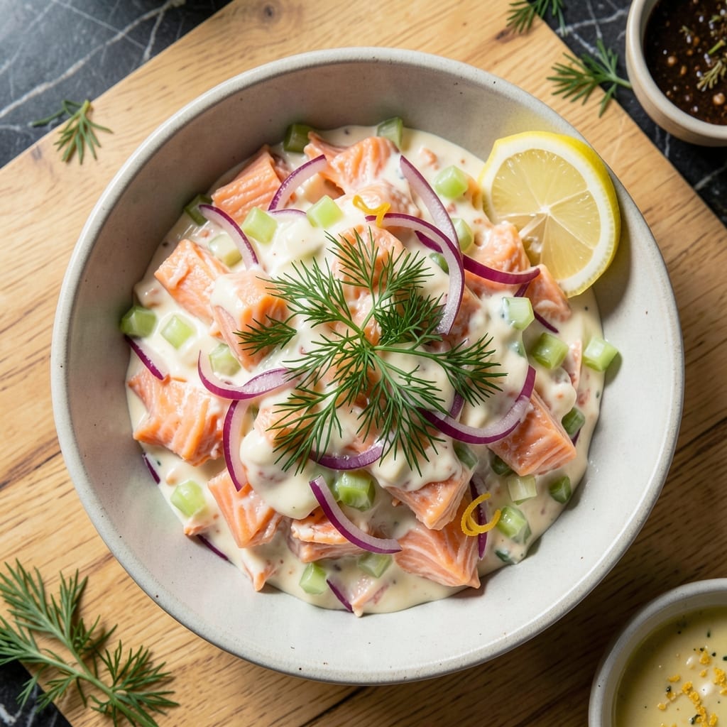 Salmon Salad Recipe Canned Salmon: No-Cook Meal With Lemon-Dill Brightness