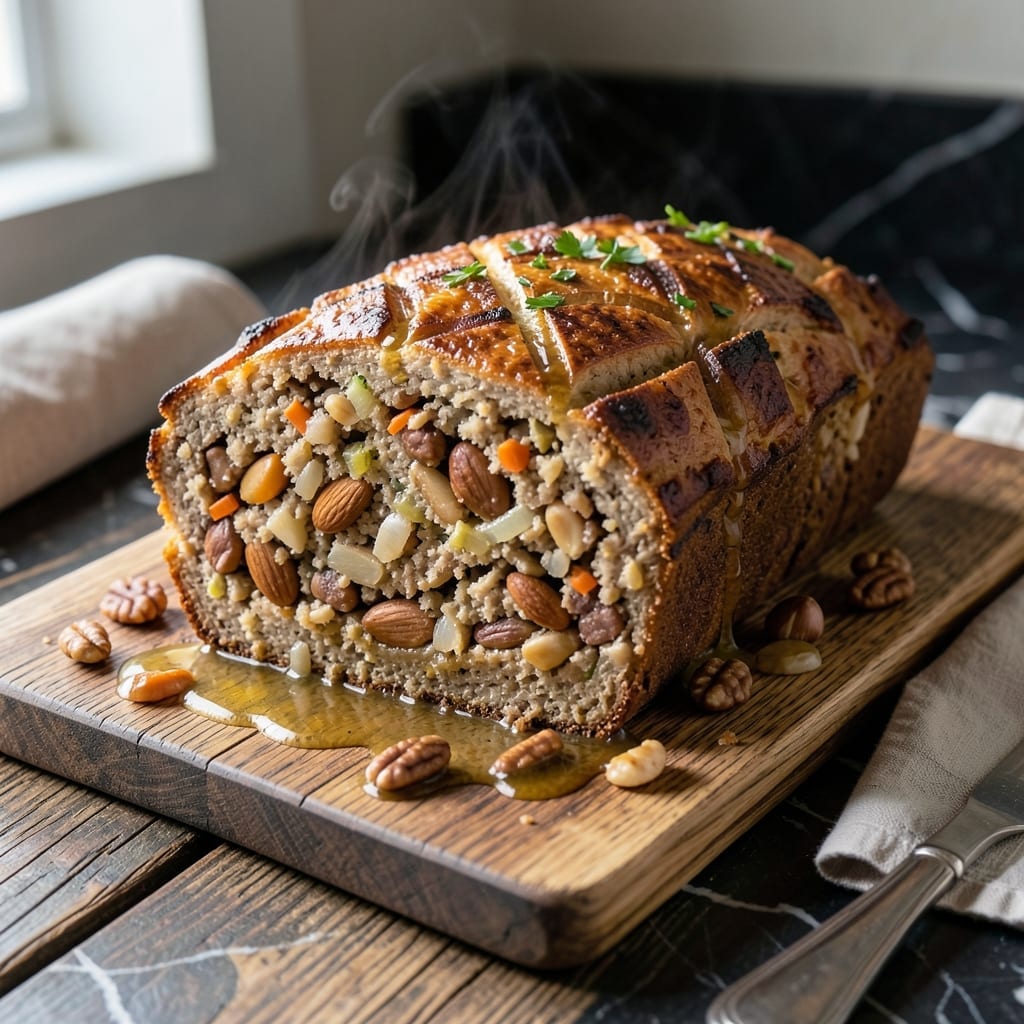 Jamie Oliver Nut Roast Recipe: Hearty Herb-Infused Plant-Based Centerpiece
