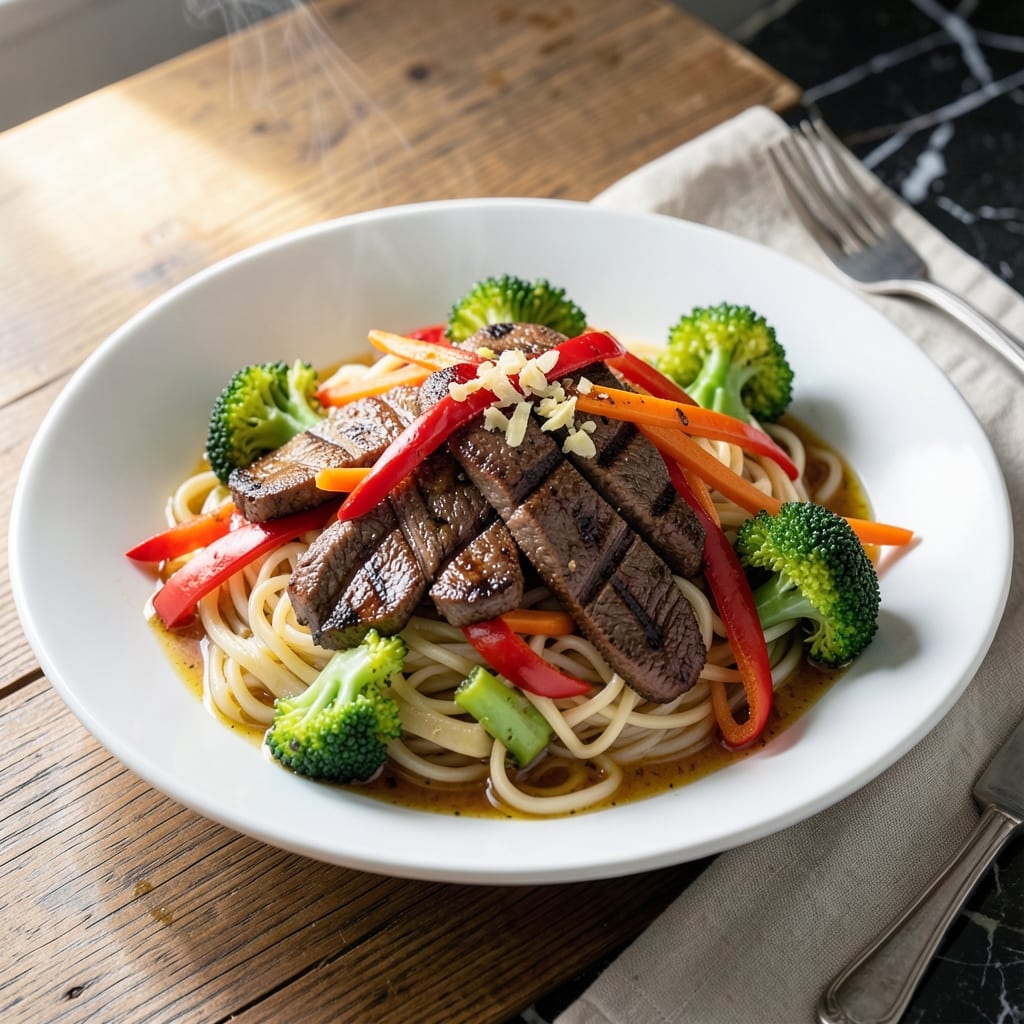 Healthy Beef Stir Fry Recipe With Noodles: Lean Protein and Savory Sauce