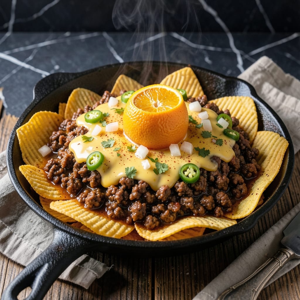 Frito Pie Recipe With Ground Beef: Tex-Mex Layers in a Skillet