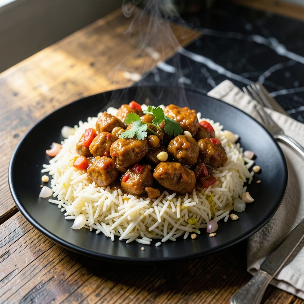 Indian Rice Recipe for Butter Chicken: Fragrant Basmati With Creamy Curry Infusion