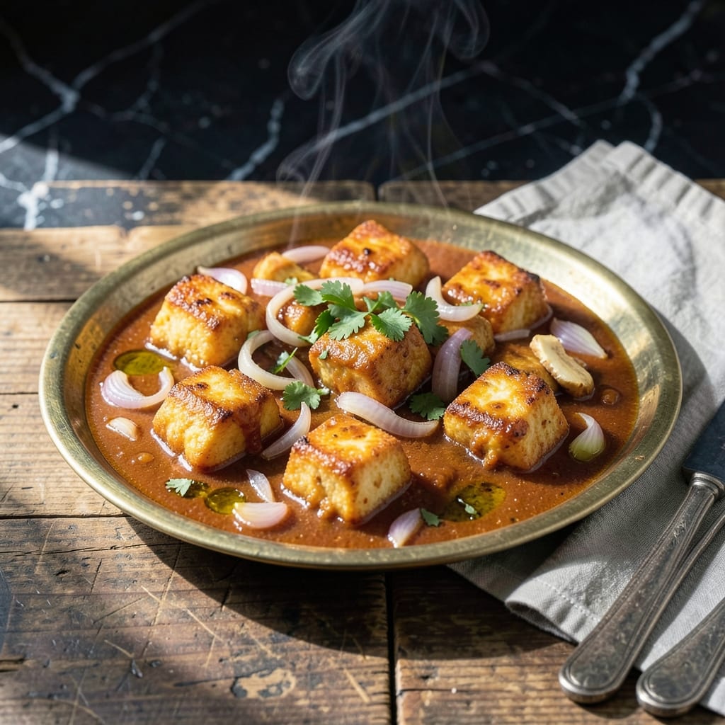 Paneer Easy Recipe Indian: Soft Cubes in Spiced Tomato Gravy