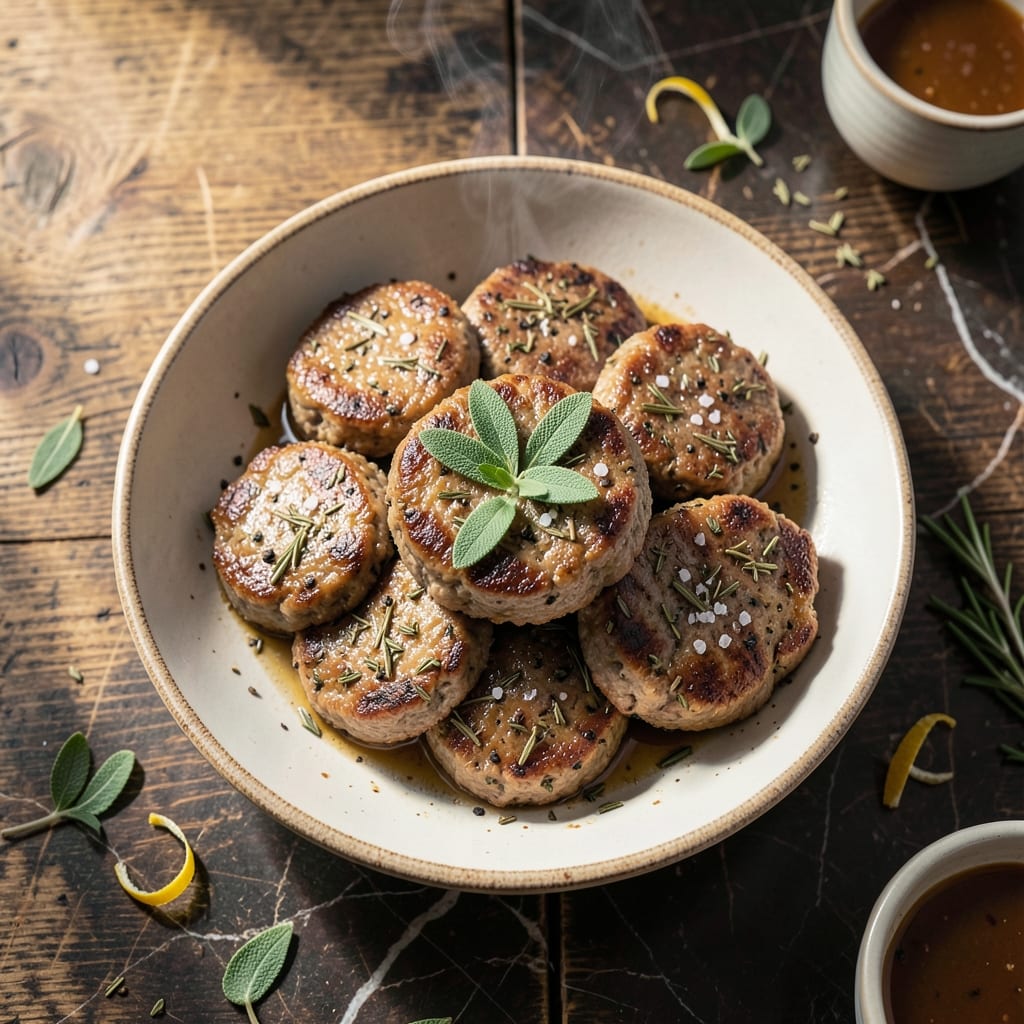 Homemade Country Pork Sausage Recipe Sage: Rustic Herb-Infused Breakfast Patty Homemade Country Pork Sausage Recipe Sage: Rustic Herb-Infused Breakfast Patty