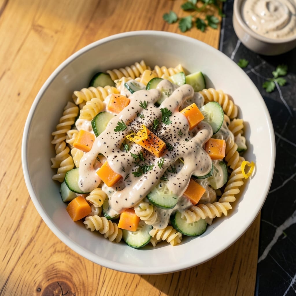 Creamy Pasta Salad Recipe With Ranch: Cool Crunch for Summer Picnics Creamy Pasta Salad Recipe With Ranch: Cool Crunch for Summer Picnics