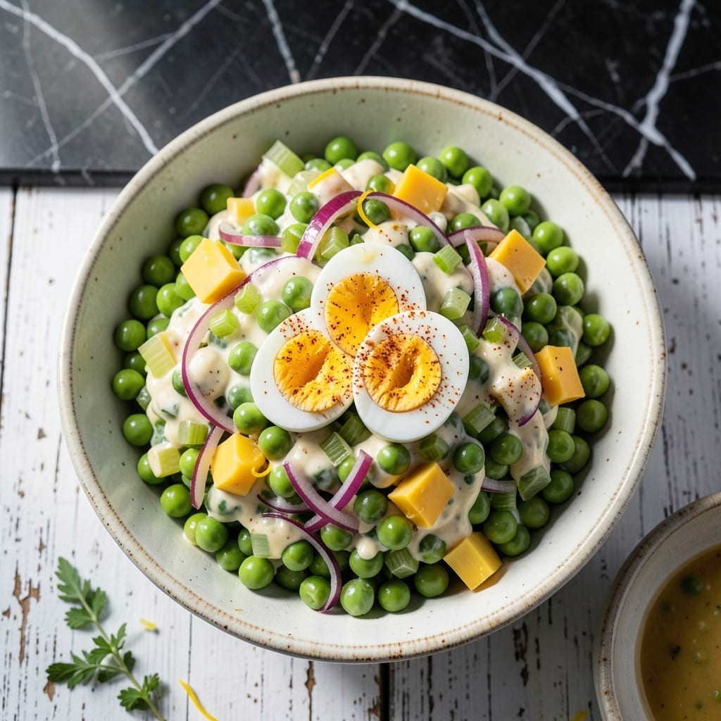 Old Fashioned Pea Salad Recipe With Canned Peas: Classic Creamy Side With Crunch