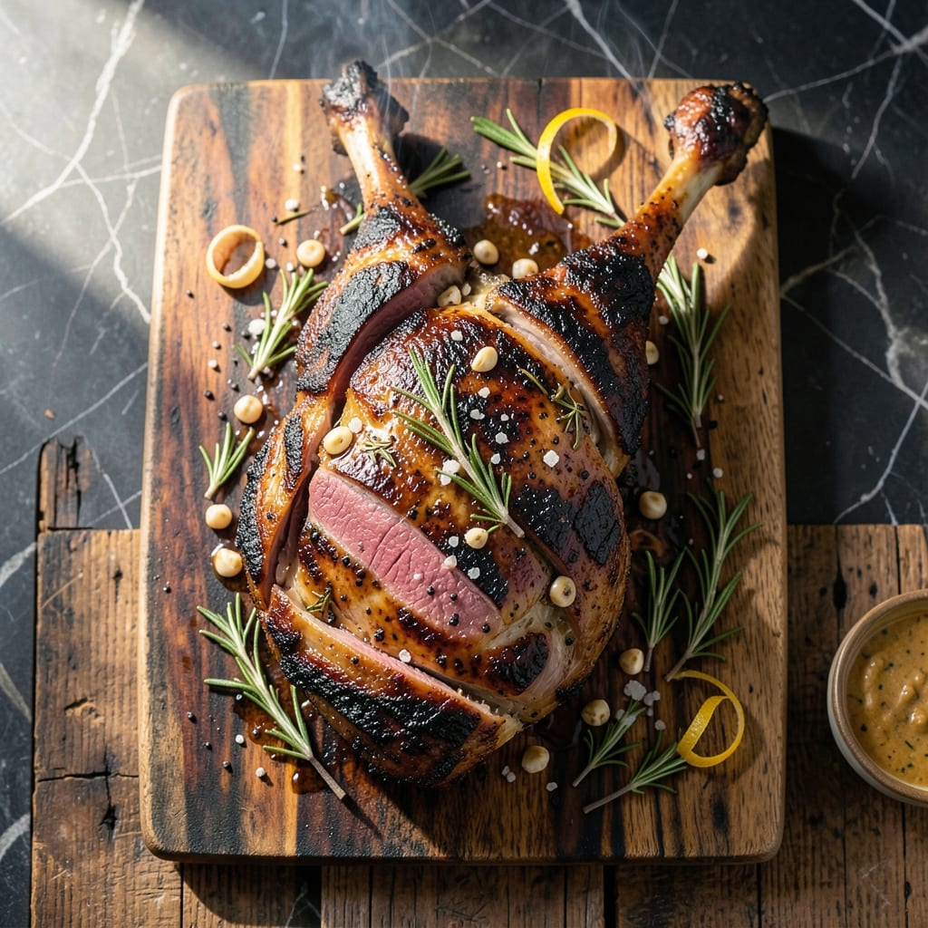 Smoked Lamb BBQ Recipe Whole: Applewood-Infused Tender Succulence