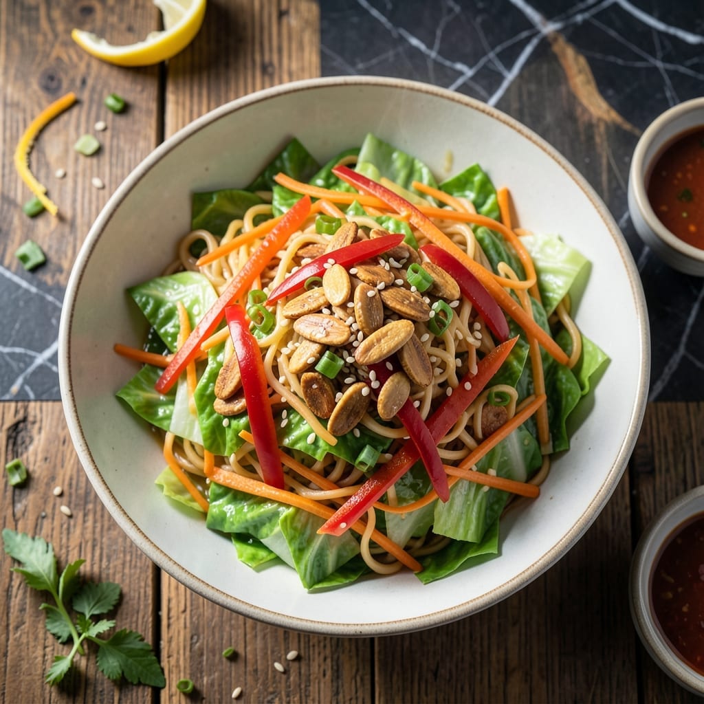 Asian Cabbage Salad Recipe Ramen Noodles: Crunchy Sesame-Ginger Delight Asian Cabbage Salad Recipe Ramen Noodles: Crunchy Sesame-Ginger Delight