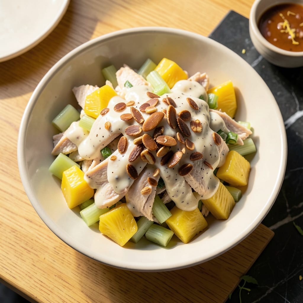 Chicken Salad Recipe With Pineapple and Almonds: Sweet and Nutty Crunch