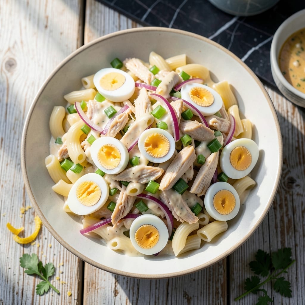 Macaroni Chicken Salad Recipe Ingredients: Classic Creamy Crunch for Summer