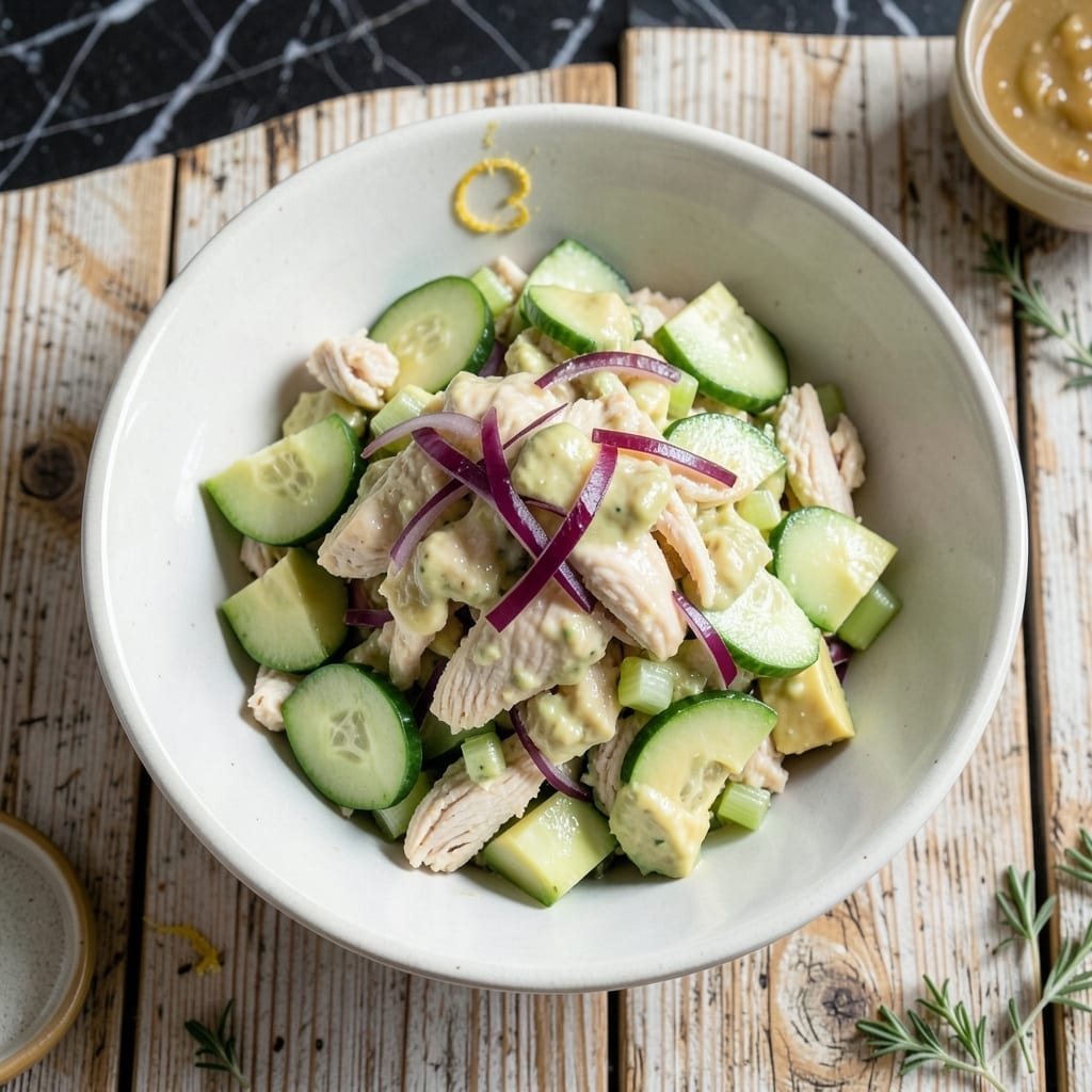 Canned Chicken Salad Recipe Keto: Creamy Avocado Base With Crisp Veggies