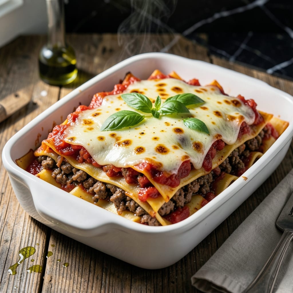 Lasagna Recipe No Ricotta: Layers of Cheesy Bechamel Richness