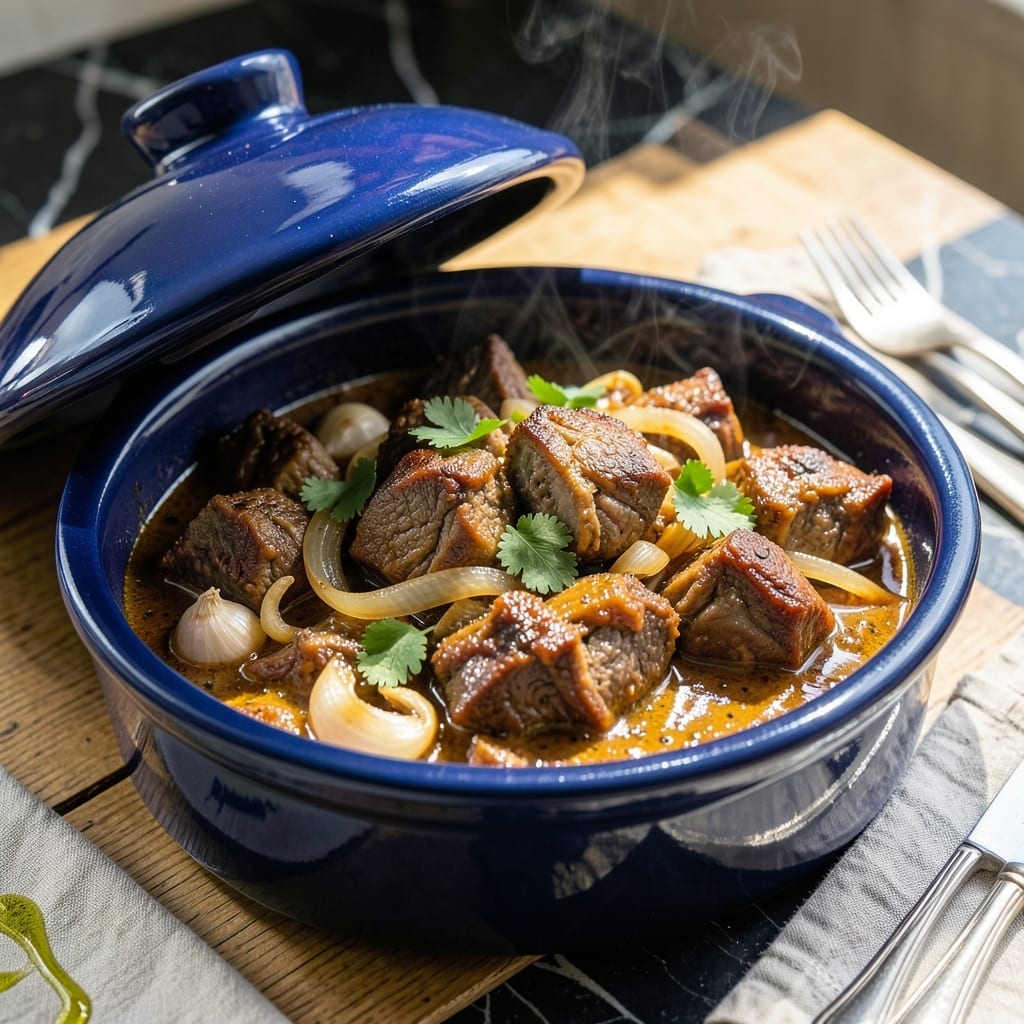 Lamb Tagine Recipe Cooked In A Tagine: Moroccan Spiced Slow-Cooked Wonder