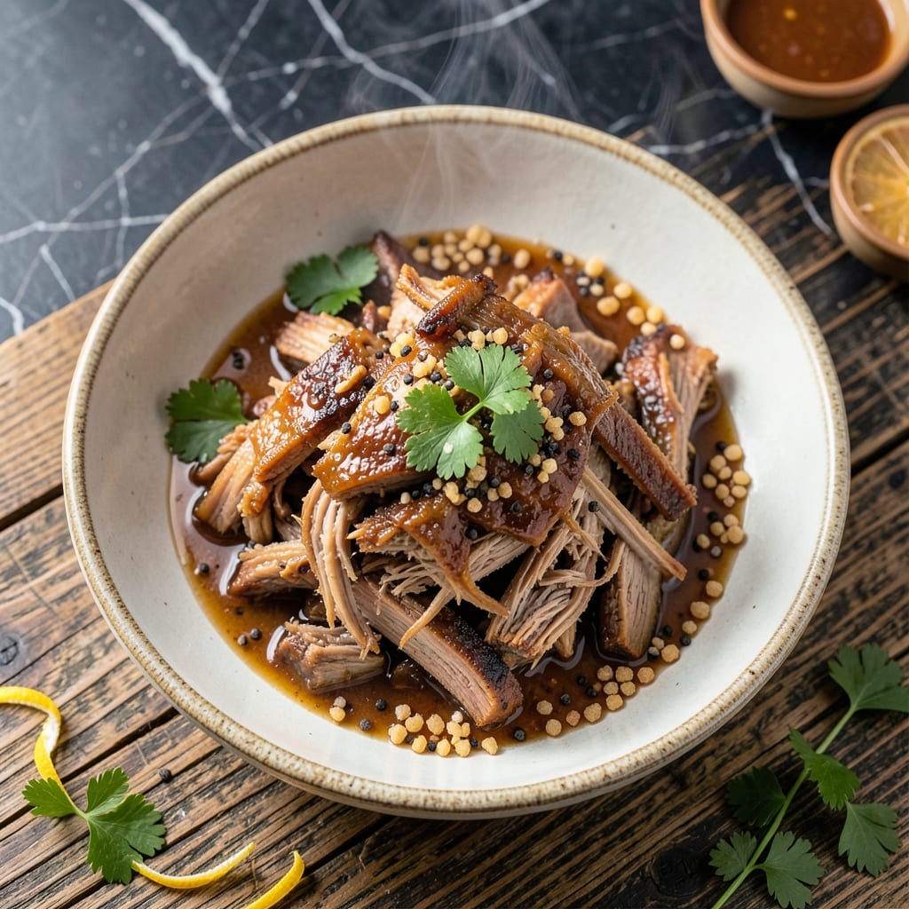 North Carolina BBQ Recipe Slow Cooker: Vinegar-Based Tang with Pull-Apart Pork