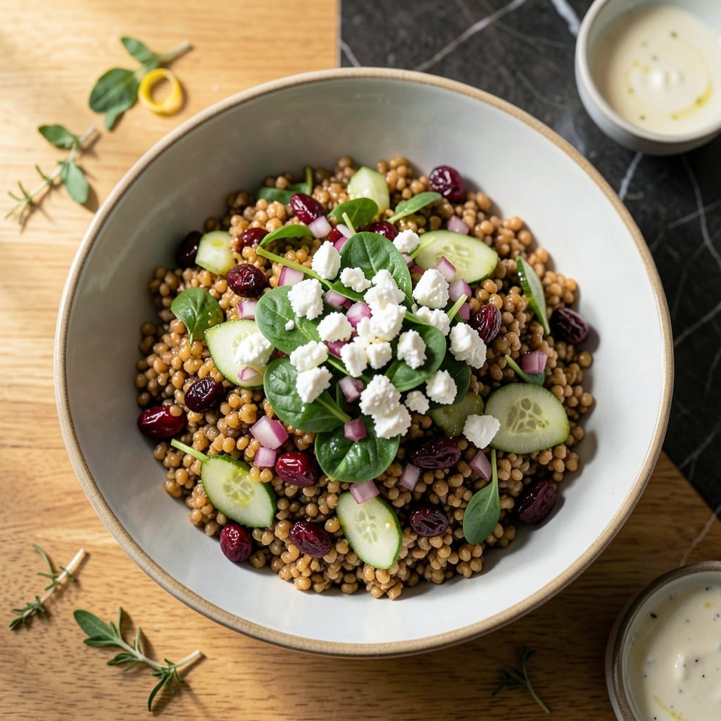 Farro Salad Recipe Cranberries: Chewy Grains With Tart Sweetness Farro Salad Recipe Cranberries: Chewy Grains With Tart Sweetness