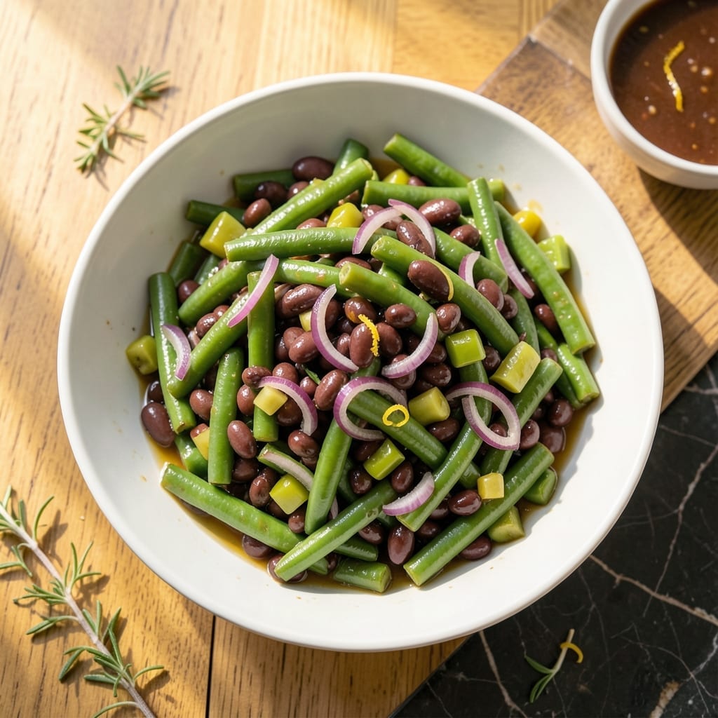 3 Bean Salad Recipe Apple Cider Vinegar: Sweet and Sour Medley for Potlucks