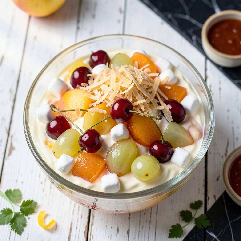 Ambrosia Salad Recipe With Fruit Cocktail: Retro Creamy Crunch for Potlucks
