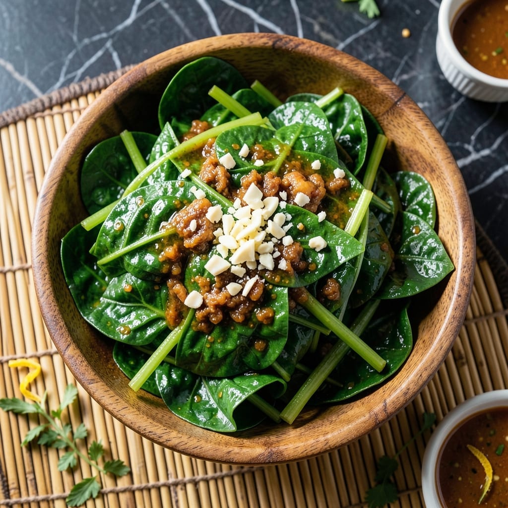 Kangkong Salad Recipe Panlasang Pinoy: Crisp Water Spinach With Shrimp Paste Dressing