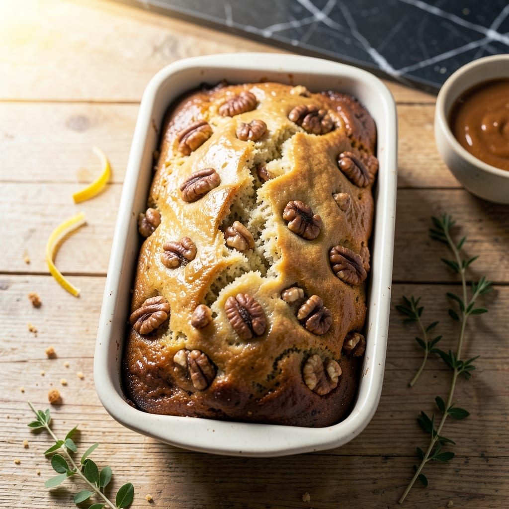 Healthy Recipe for Banana Nut Bread: Naturally Sweet and Moist Loaf