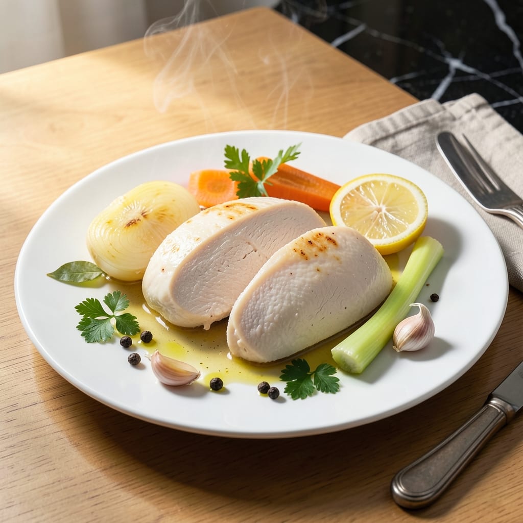 Recipe Boiled Chicken Breast: Moist and Flavorful Protein Base Recipe Boiled Chicken Breast: Moist and Flavorful Protein Base