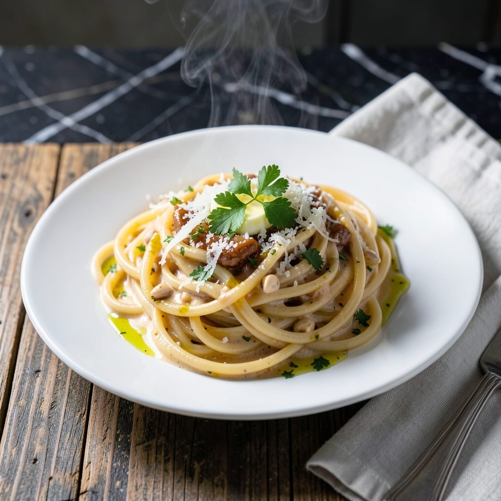 Pasta Recipe 87977: Garlic Butter Twist in 15 Minutes Pasta Recipe 87977: Garlic Butter Twist in 15 Minutes